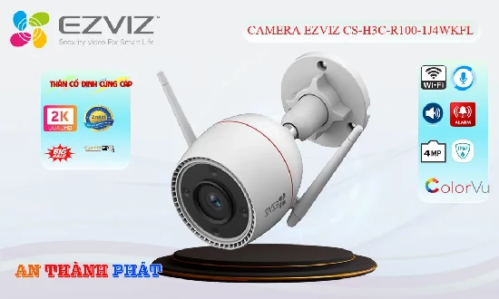 Lắp đặt camera tân phú Camera An Ninh  Wifi Ezviz CS-H3c-R100-1J4WKFL Chất Lượng
