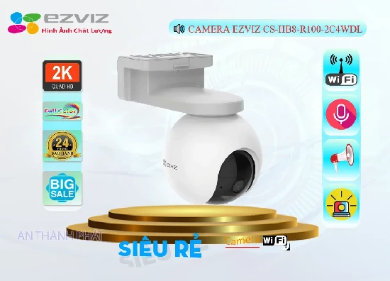 Lắp đặt camera tân phú CS-HB8-R100-2C4WDL Camera  Wifi Ezviz ✔