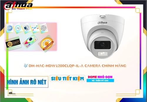 Lắp đặt camera tân phú DH-HAC-HDW1200CLQP-IL-A Camera Sắc Nét  Dahua