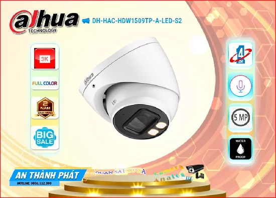 Lắp đặt camera tân phú Dahua DH-HAC-HDW1509TP-A-LED-S2 Chức Năng Cao Cấp