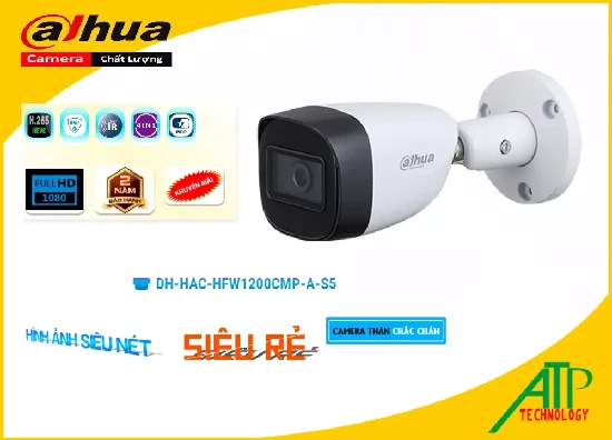 Lắp đặt camera tân phú Camera An Ninh  Dahua DH-HAC-HFW1200CMP-A-S5 Sắc Nét ✨