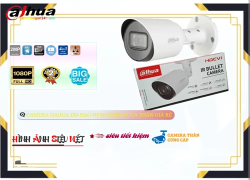 Lắp đặt camera tân phú DH-HAC-HFW1200TP-S5-VN  Dahua Thiết kế Đẹp