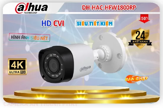 Lắp đặt camera tân phú Camera DH-HAC-HFW1800RP Dahua 4k