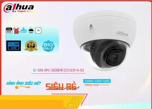 Lắp đặt camera tân phú DH-IPC-HDBW2231EP-S-S2 Camera  Dahua Giá rẻ