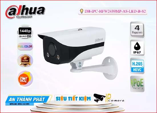 Lắp đặt camera tân phú DH-IPC-HFW2439MP-AS-LED-B-S2 Camera Giá rẻ  Dahua