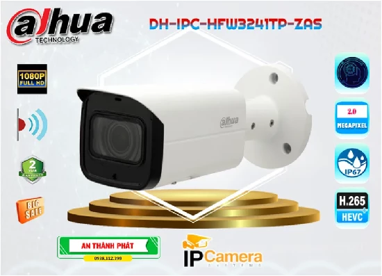 Lắp đặt camera tân phú DH-IPC-HFW3241TP-ZAS  Dahua Giá rẻ