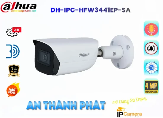 Lắp đặt camera tân phú Camera DH-IPC-HFW3441EP-SA  Dahua