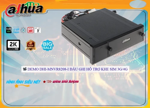 Lắp đặt camera tân phú Đầu Ghi  Dahua Tiết Kiệm DHI-MNVR8208-I