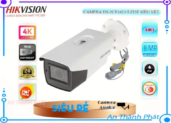 Lắp đặt camera tân phú Camera  Hikvision Chất Lượng DS-2CE16U1T-IT5F ✅