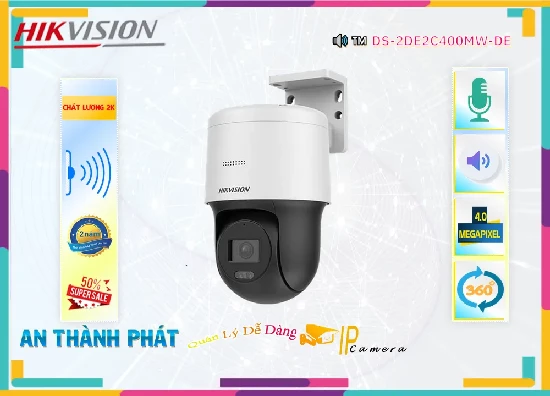 Lắp đặt camera tân phú Camera  Hikvision Thiết kế Đẹp DS-2DE2C400MW-DE