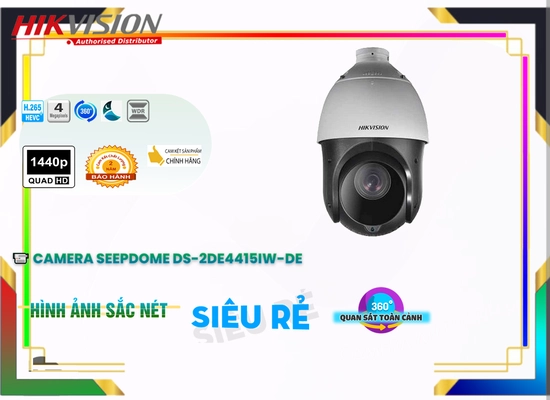 Lắp đặt camera tân phú Hikvision DS-2DE4415IW-DE Sắc Nét