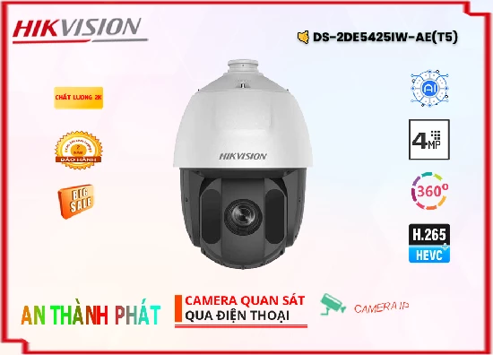 Lắp đặt camera tân phú DS-2DE5425IW-AE(T5) Camera  Hikvision Chức Năng Cao Cấp