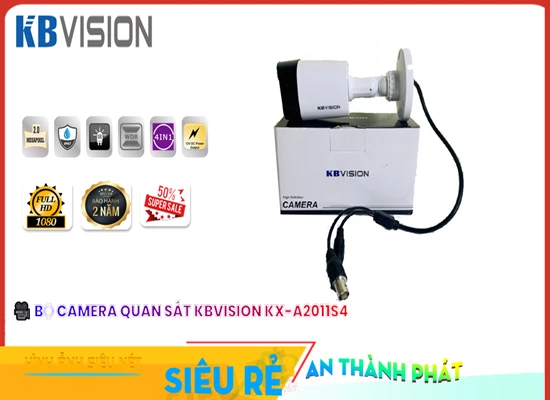 Lắp đặt camera tân phú KX-A2011S4 KBvision đang khuyến mãi