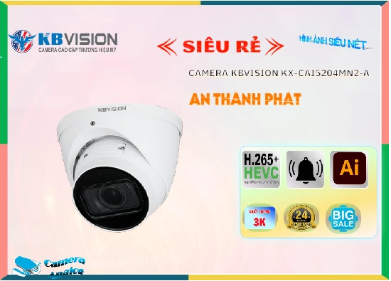 Lắp đặt camera tân phú Camera  KBvision KX-CAi5204MN2-A Thiết kế Đẹp