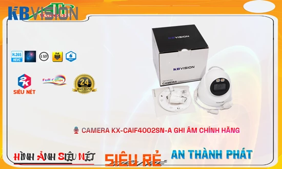 Lắp đặt camera tân phú Camera An Ninh  KBvision KX-CAiF4002SN-A Chức Năng Cao Cấp