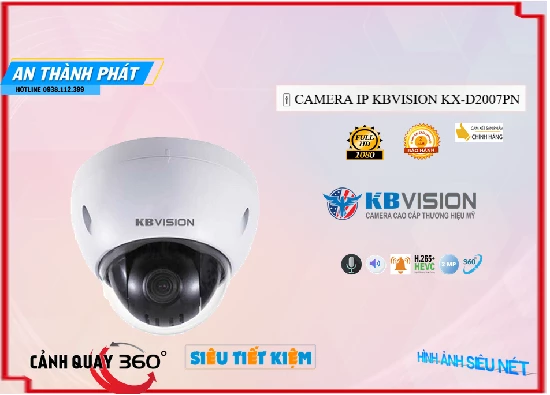 Lắp đặt camera tân phú KBvision KX-D2007PN Công Nghệ Mới