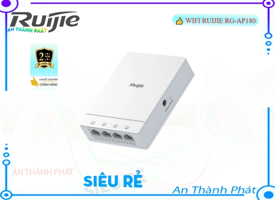 Lắp đặt camera tân phú Hãng Ruijie Router quản lý mạng RG-AP180