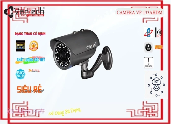 Lắp đặt camera tân phú VP-133AHDM Camera Công Nghệ HD Thiết kế Đẹp VanTech