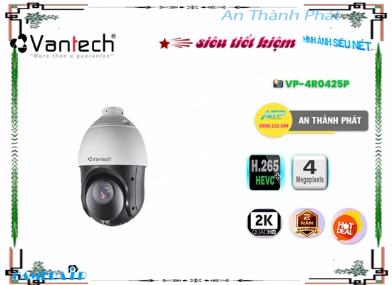 Lắp đặt camera tân phú VP-4R0425P Camera VanTech Giá rẻ
