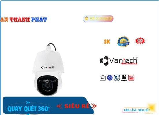 Lắp đặt camera tân phú VP-51518ZIP Camera VanTech Giá tốt