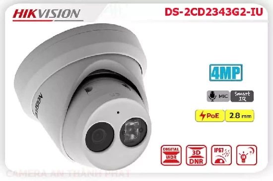 Lắp đặt camera tân phú Camera IP HIKVISION DS 2CD2343G2 IU
