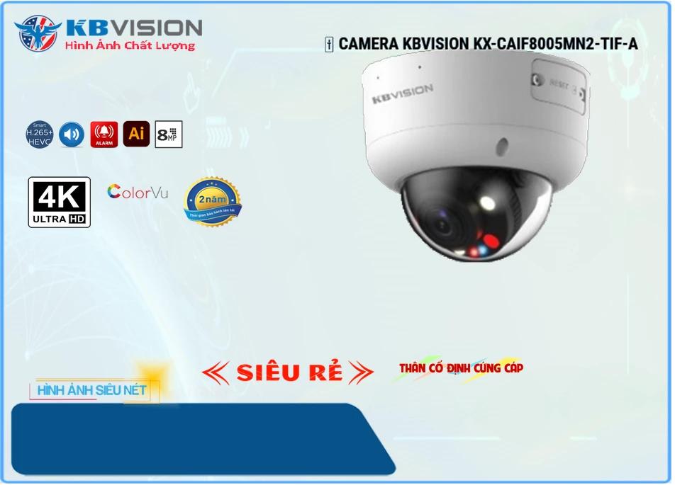 Camera KBvision KX-CAiF8005MN2-TiF-A,KX CAiF8005MN2 TiF A,Giá Bán KX-CAiF8005MN2-TiF-A,KX-CAiF8005MN2-TiF-A Giá Khuyến