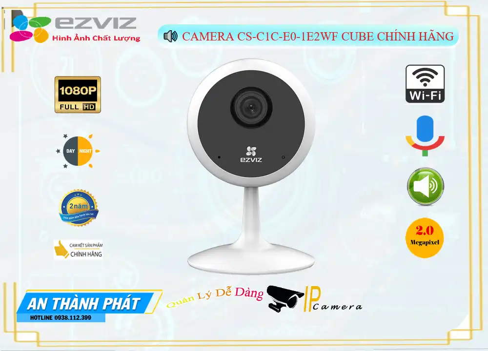 Camera EZVIZ CS C1C E0 1E2WF,CS-C1C-E0-1E2WF Giá rẻ,CS-C1C-E0-1E2WF Giá Thấp Nhất,Chất Lượng IP