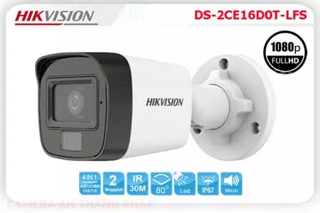 Camera HDTVI HIKVISION DS 2CE16D0T LFS,DS-2CE16D0T-LFS Giá Khuyến Mãi, Công Nghệ HD DS-2CE16D0T-LFS Giá