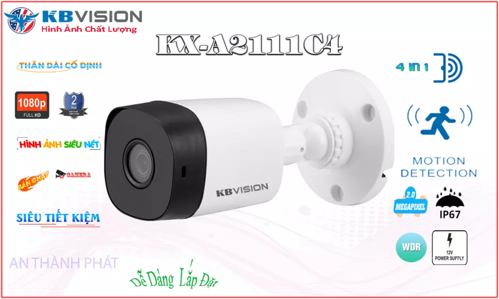 Camera kbvision KX-A2111C4,Giá KX-A2111C4,phân phối KX-A2111C4,KX-A2111C4 Camera  KBvision Sắc Nét Bán Giá