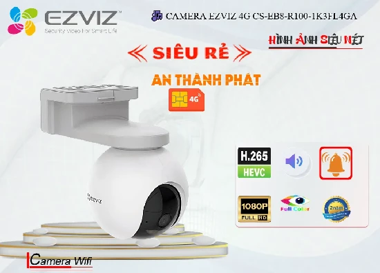 Lắp đặt camera tân phú CS-EB8-R100-1K3FL4GA Camera 4G Dùng Pin
