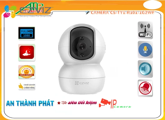 Lắp đặt camera tân phú CS-TY1-R101-1G2WF Camera  Wifi Ezviz Giá rẻ