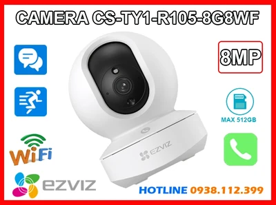 Lắp đặt camera Camera Ezviz CS-TY1-R105-8G8WF