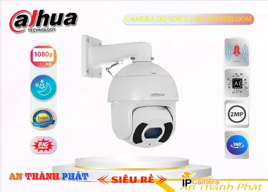 Lắp đặt camera tân phú Camera An Ninh  Dahua DH-SD6CE230U-HNI Sắc Nét