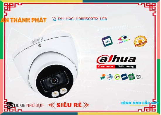 Lắp đặt camera tân phú DH-HAC-HDW1509TP-LED Camera Dahua Thiết kế Đẹp