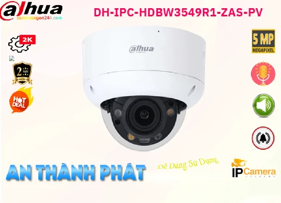 Lắp đặt camera tân phú Camera IP Dahua DH-IPC-HDBW3549R1-ZAS-PV