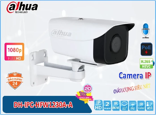 Lắp đặt camera tân phú ☑ DH-IPC-HFW1230A-A Camera An Ninh Thiết kế Đẹp