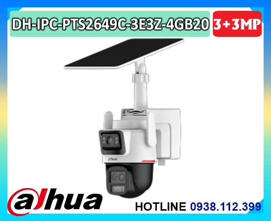 Camera Dahua DH-IPC-PTS2649C-3E3Z-4GB20, Camera 4G DH-IPC-PTS2649C-3E3Z-4GB20, Camera an ninh Dahua DH-IPC-PTS2649C-3E3Z-4GB20, Camera ngoài trời DH-IPC-PTS2649C-3E3Z-4GB20, Camera zoom 6X DH-IPC-PTS2649C-3E3Z-4GB20, Camera đàm thoại Dahua DH-IPC-PTS2649C-3E3Z-4GB20, Camera IP66 DH-IPC-PTS2649C-3E3Z-4GB20