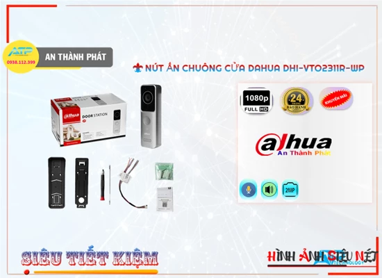 Lắp đặt camera tân phú Dahua DHI-VTO2311R-WP Thiết bị chuôn cửa