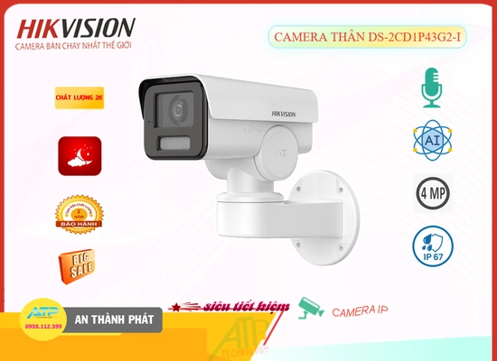 Lắp đặt camera tân phú DS-2CD1P43G2-I Camera Hikvision