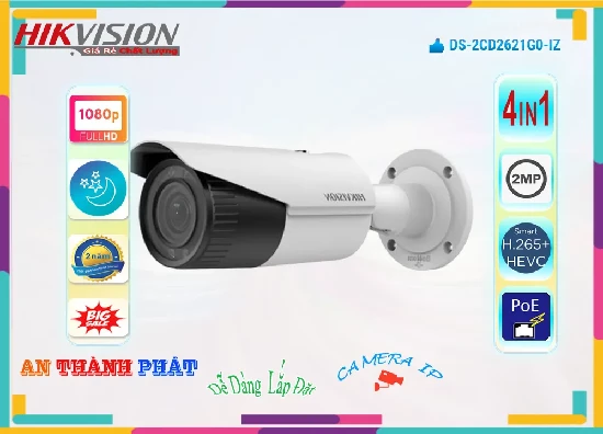 Lắp đặt camera tân phú Camera Hikvision DS-2CD2621G0-IZ