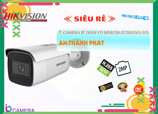 Lắp đặt camera tân phú Camera An Ninh  Hikvision DS-2CD2623G1-IZS Giá rẻ