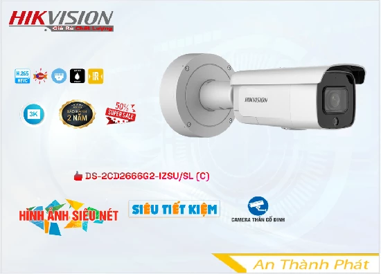 Lắp đặt camera tân phú Camera  Hikvision DS-2CD2666G2-IZSU/SL(C) Giá rẻ