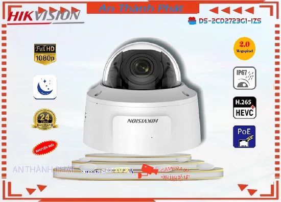 Lắp đặt camera tân phú Camera Hikvision DS-2CD2723G1-IZS