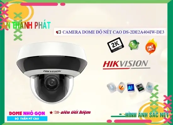 Lắp đặt camera tân phú Camera DS-2DE2A404IW-DE3/W Hikvision