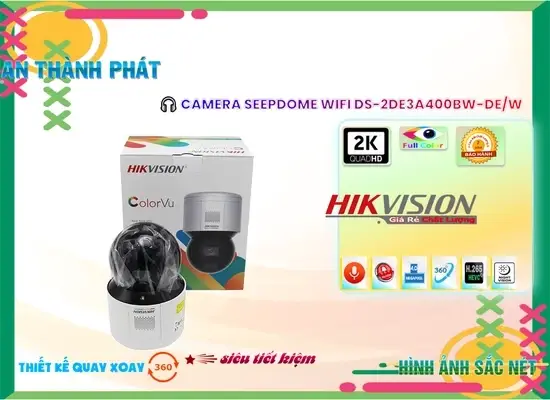 Lắp đặt camera tân phú DS-2DE3A400BW-DE/W Camera HD IP Hikvision