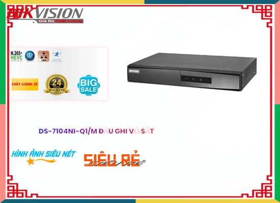 Lắp đặt camera tân phú Đầu Thu KTS Hikvision DS-7104NI-Q1/M Giá rẻ