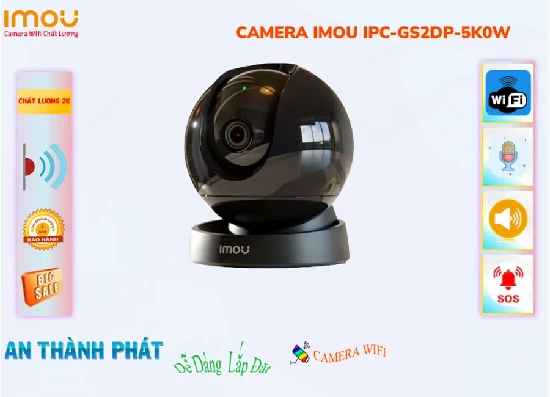 Lắp đặt camera tân phú Camera Imou Xoay 360 IPC-GS2DP-5K0W