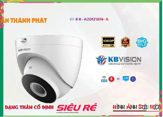 Lắp đặt camera tân phú KX-A2012WN-A Camera  KBvision Hình Ảnh Đẹp ☑