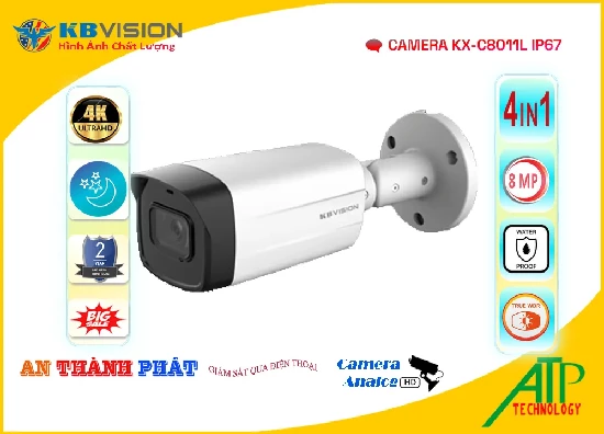 Lắp đặt camera tân phú Camera An Ninh  KBvision KX-C8011L Công Nghệ Mới