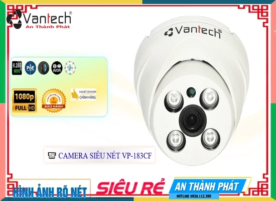 Lắp đặt camera tân phú VP-183CF Camera IP POE Với giá cạnh tranh VanTech